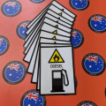 Bulk Catalogue Printed Contour Cut Die-Cut Vinyl Diesel Industrial Business Safety Stickers