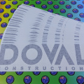 Custom Vinyl Cut Lettering Doval Constructions Business Logo Stickers