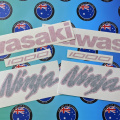 Custom Vinyl Cut Layered Kawasaki Ninja Lettering Business Logo Stickers