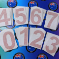 Bulk Custom Vinyl Cut Number Stickers