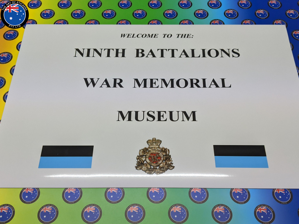 Custom Printed Ninth Battalions War Memorial Museum Business Magnets