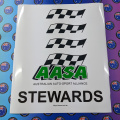 Custom Printed Australian Auto Sport Alliance Business Vehicle Magnets
