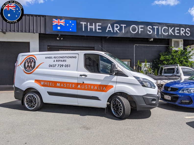 Custom Printed Wheel Master Australia Business Vehicle Signage Right Side