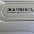 Custom Vinyl Cut Single Speed Project Business Logo Vehicle Signage Application Side Panel