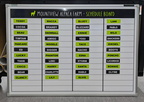 Custom Printed Dry Erase Laminated Mountview Alpaca Farm Schedule Business Whiteboard