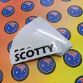 Bulk Custom Printed Contour Cut Die-Cut Scotty Vinyl Business Stickers