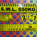 Bulk Catalogue Custom Printed Contour Cut Die-Cut Industrial Vinyl Business Machinery Signage Stickers
