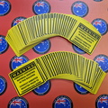 Bulk Custom Printed Contour Cut Die-Cut Warning Asbestos Vinyl Business Stickers