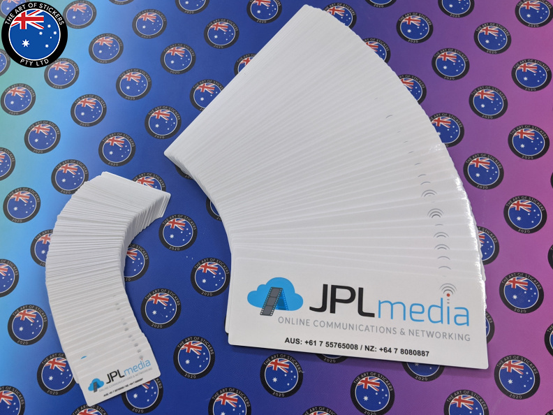 Bulk Custom Printed Contour Cut Die-Cut JPL Media Vinyl Business Logo Stickers