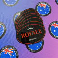 Custom Printed Contour Cut Die-Cut Royale Vinyl Business Logo Stickers