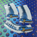 Bulk Custom Printed Contour Cut Die-Cut Sky Dive Capricorn Vinyl Business Logo Stickers