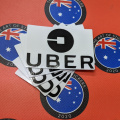 Catalogue Printed Contour Cut Die-Cut Uber Vinyl Business Logo Stickers