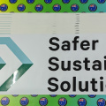 Bulk Custom Printed Contour Cut Safer Sustainable Solutions Vinyl Business Logo Stickers