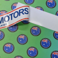 Custom Reverse Printed Contour Cut United Motors Adelaide Vinyl Business Stickers