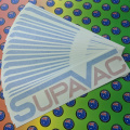 Custom Printed Contour Cut Supavac Reflective Vinyl Business Logo Stickers