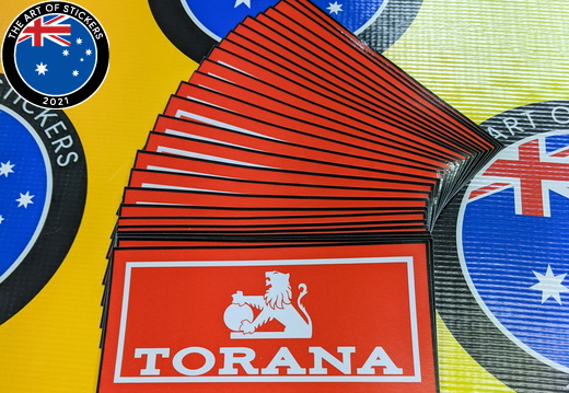 Bulk Custom Printed Contour Cut Die-Cut Holden Torana Vinyl Business Stickers