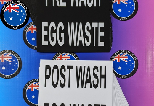 Bulk Custom Printed Contour Cut Die-Cut Pre-Wash Post Wash Egg Vinyl Business Signage Stickers