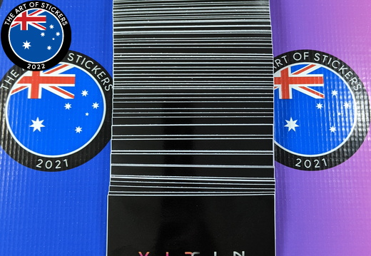 Bulk Custom Printed Contour Cut Die-Cut Vixin Vinyl Business Logo Stickers