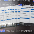 Custom Printed Dry-Erase Laminated Sunshine Coast Hospital Patient Communication Whiteboard Stickers