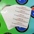 Bulk Custom Printed Contour Cut Die-Cut Supplied By GetOutAlive Vinyl Business Label Sticker Sheets