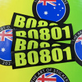 Custom Printed Reflective Call Sign Vinyl Business Stickers