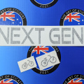 Custom Vinyl Cut Lettering Next Gen Cycling Business Logo Stickers