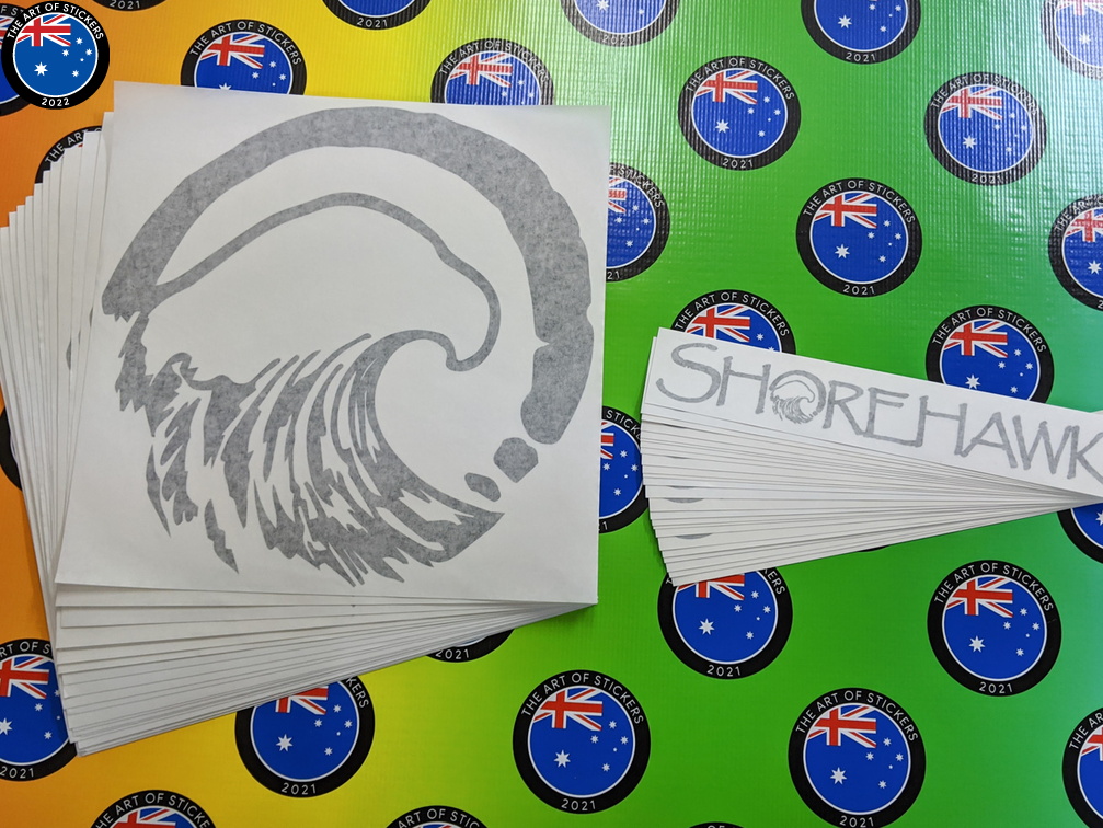 Bulk Custom Vinyl Cut Shorehawk Vinyl Business Logo Lettering Stickers