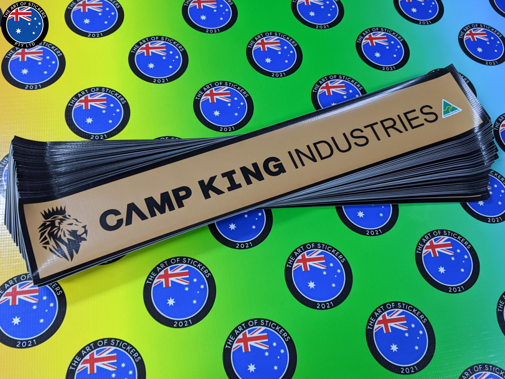 Custom Printed Banner Camp King Industries Business Logo Signage