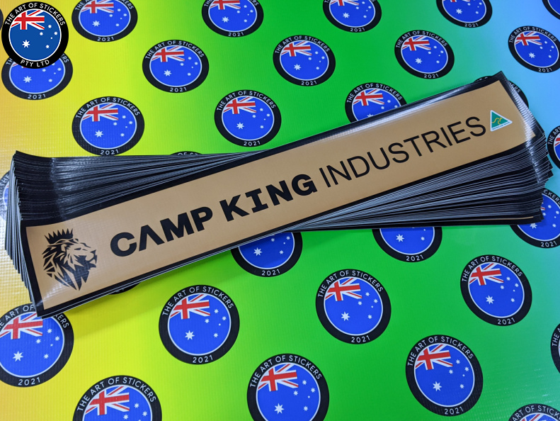 Custom Printed Banner Camp King Industries Business Logo Signage