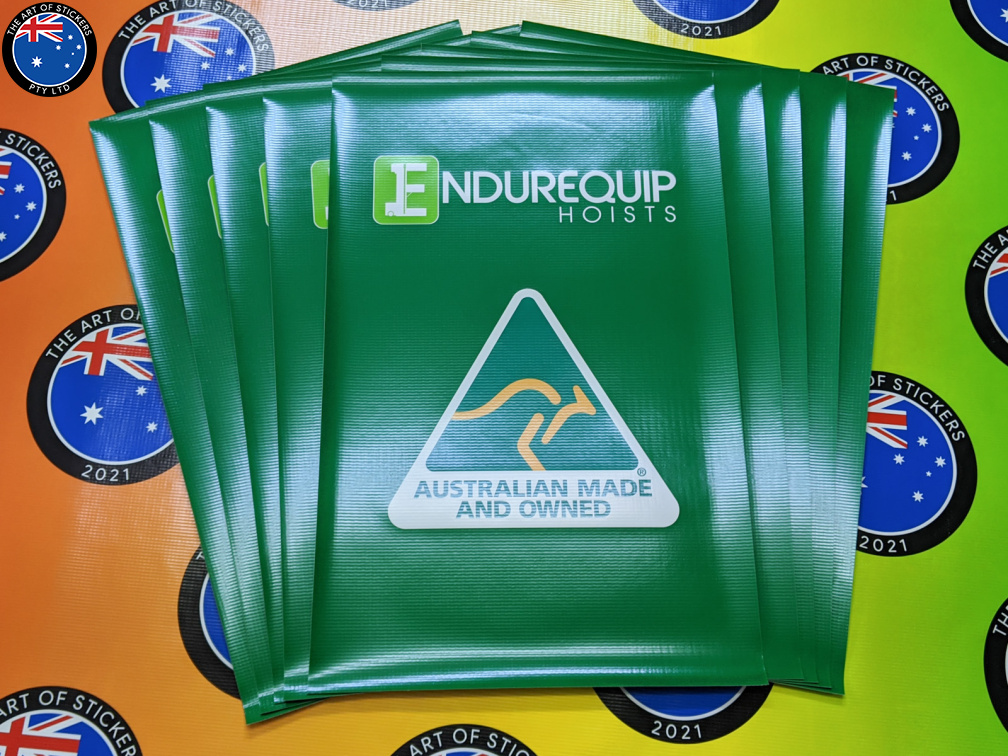 Custom Printed Endurequip Banner Business Logo Signage