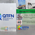 Custom Printed Contour Cut Queensland Trust for Nature Vinyl Stickers and ACM Business Signage