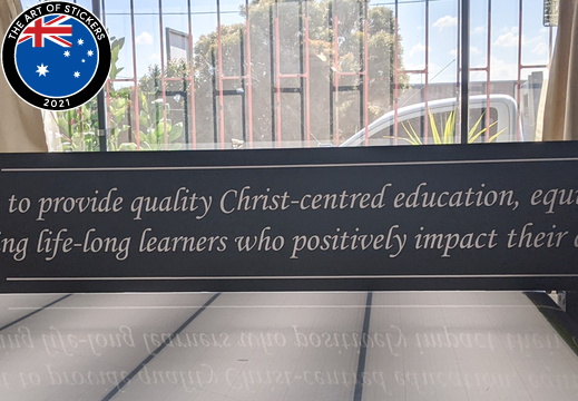 Custom Printed Christian School ACM Business Signage