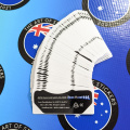 Bulk Custom Printed Contour Cut Die-Cut Fluid Control Vinyl Business Merchandise Stickers