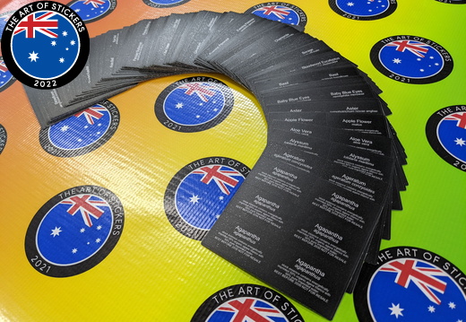 Bulk Custom Printed Contour Cut Die-Cut Beauty Product Vinyl Business Merchandise Label Sticker Sheets