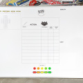 Custom Printed Dry Erase Laminated Groove Juice Business Whiteboard