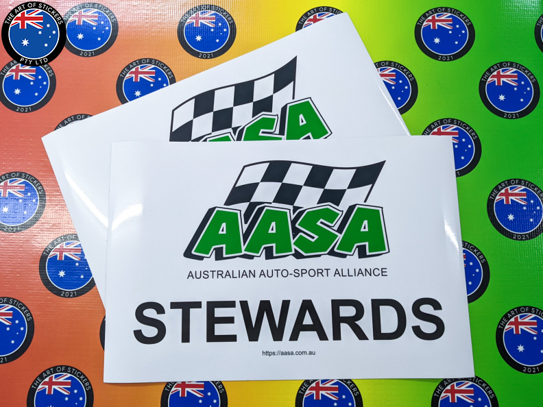 Custom Printed Australian Auto Sport Alliance Magnetic Business Signage