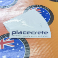 Bulk Custom Printed Contour Cut Die-Cut Placecrete Vinyl Business Logo Stickers