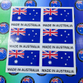 Custom Printed Contour Cut Australia Flag Made in Australia Vinyl Business Stickers