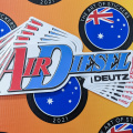Custom Printed Contour Cut Die-Cut Air Diesel Deutz KHD Vinyl Business Logo Stickers