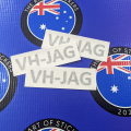 Custom Vinyl Cut Lettering VH Jag Aircraft Business Stickers