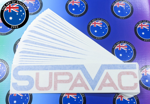 Bulk Custom Printed Contour Cut Supavac Reflective Vinyl Business Logo Stickers