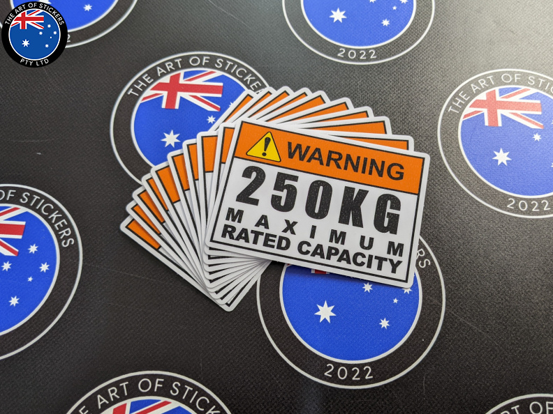 Catalogue Printed Contour Cut Die Maximum Rated Capacity Cut Vinyl Business Stickers