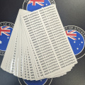 Bulk Custom Printed Contour Cut Die-Cut Made in Australia Vinyl Business Sticker Sheets