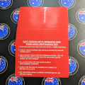 Bulk Custom Printed Contour Cut Die-Cut Kennards Safe Towing Instructions Vinyl Business Stickers
