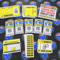 Bulk Custom Printed Contour Cut Heavy Duty J.P.H Enterprises Equipment Signage Stickers Vinyl Business Safety Sticker Set