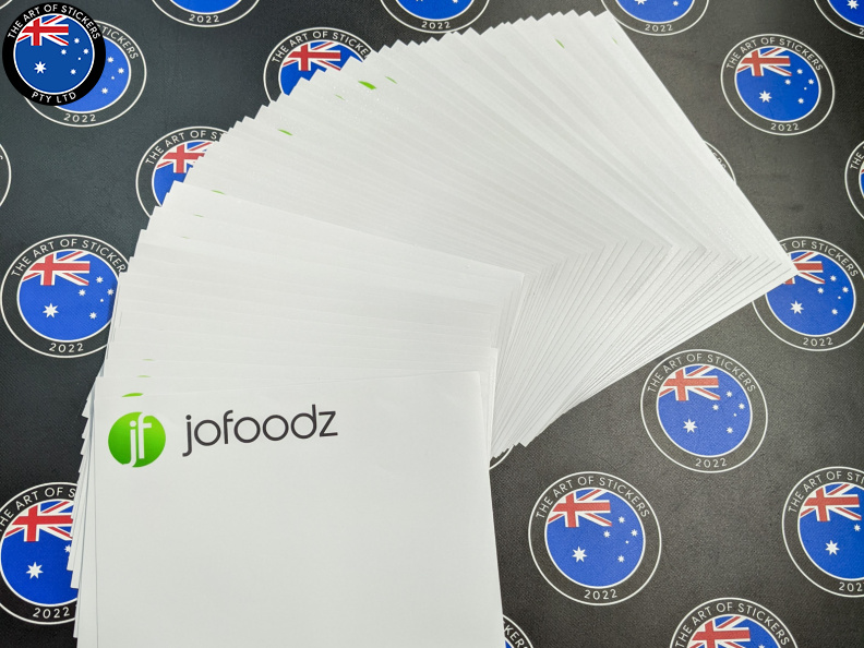 Custom Printed Die-Cut Dry Erase Jofoodz Laminated Vinyl Whiteboard Stickers