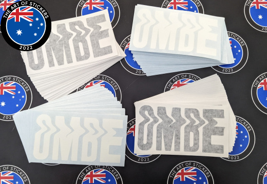 Bulk Custom Vinyl Cut Lettering Ombe Business Logo Stickers