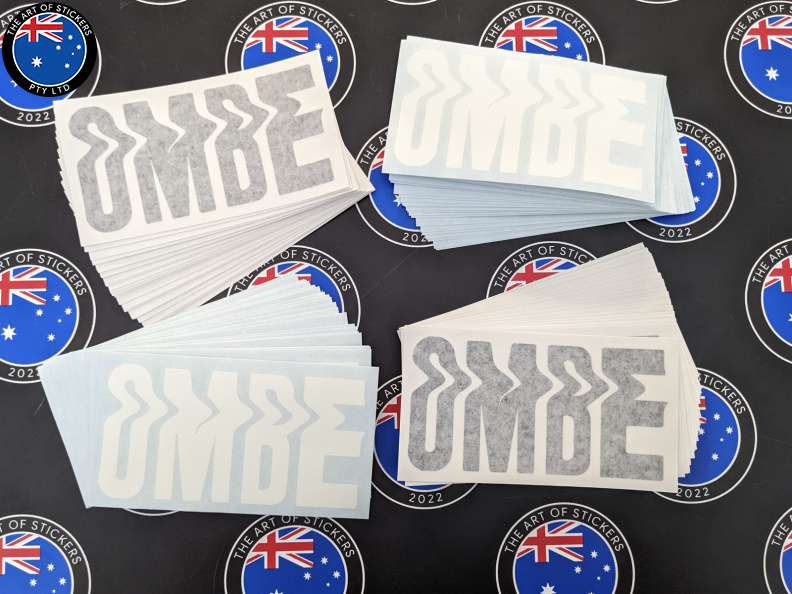 Bulk Custom Vinyl Cut Lettering Ombe Business Logo Stickers
