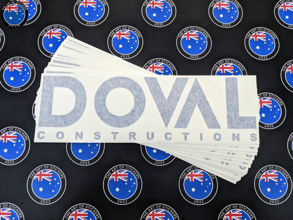 Bulk Custom Vinyl Cut Lettering Doval Business Logo Stickers