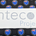 Custom Printed Contour Cut Intecon Projects Vinyl Business Logo Stickers